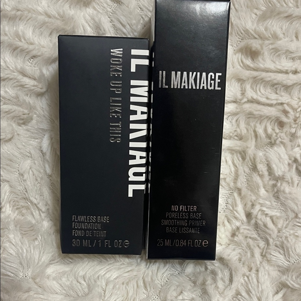 IL MAKIAGE Woke Up Like This Foundation and No Filter Primer